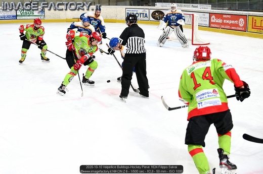 2020-10-10 Valpellice Bulldogs-Hockey Pieve 1624 Filippo Salvai